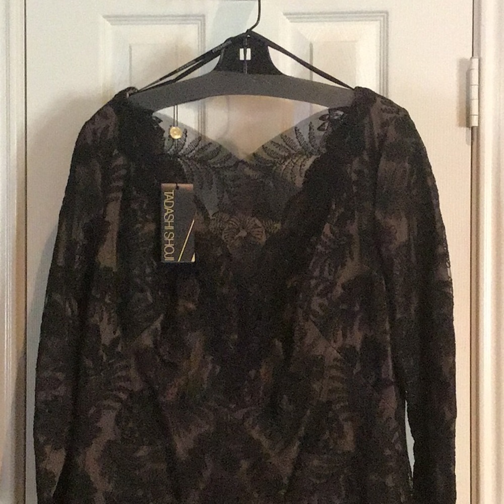 Tadashi Shoji Black Cocktail Dress